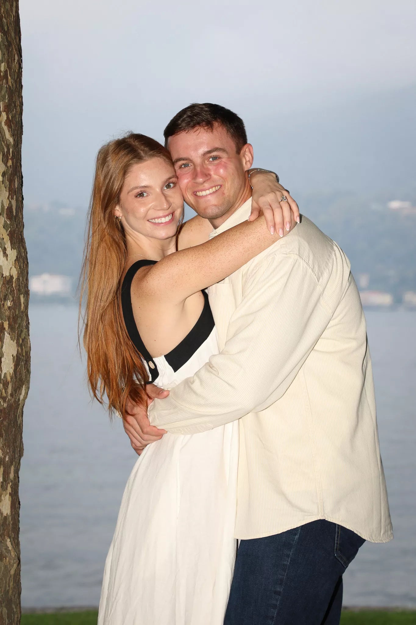 Romantic viewpoint in Varenna for a surprise proposal photo
