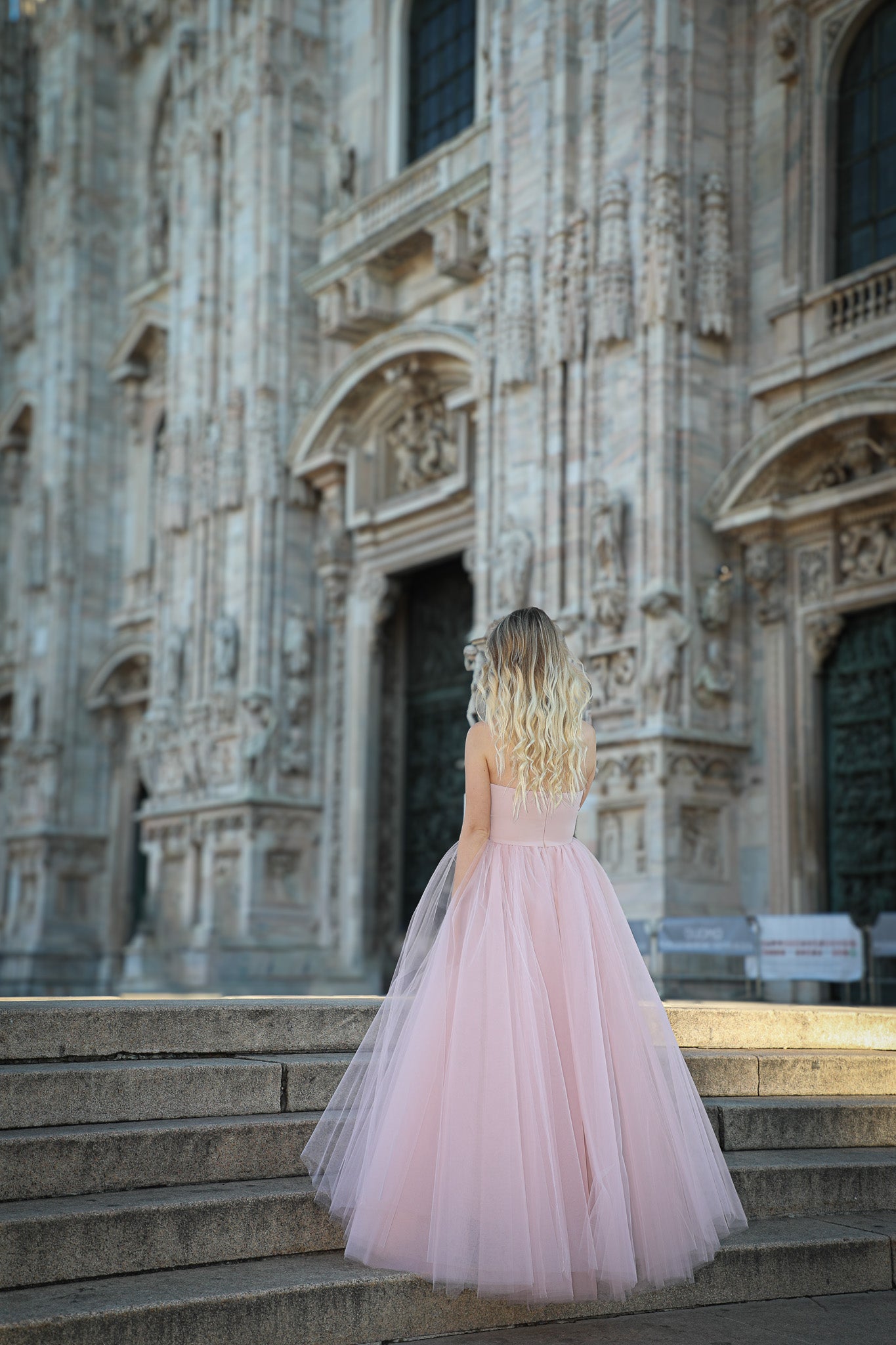 Wedding Guest Dress - Pink Tulle Fraqair