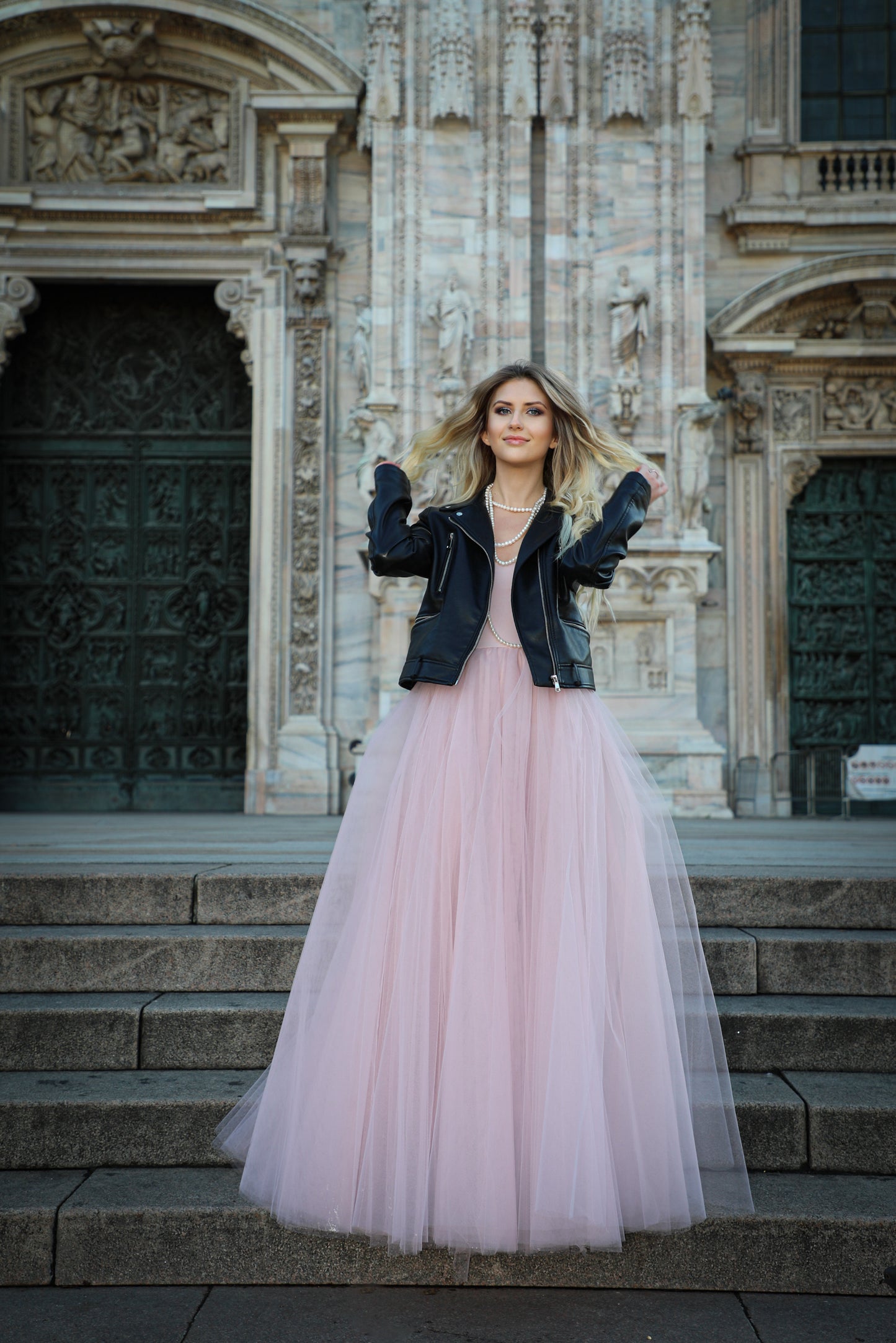 Wedding Guest Dress - Pink Tulle Fraqair